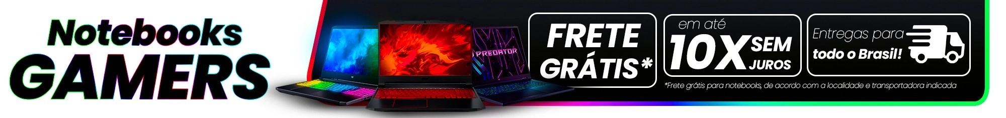 Produtos Gamer em promoção