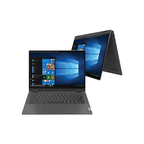 Notebook Lenovo Flex 5i 82LT0004BR - Grafite - Intel Core i7-1165G7 - RAM 8GB - SSD 256GB - Tela Touchscreen 14" - Windows 10