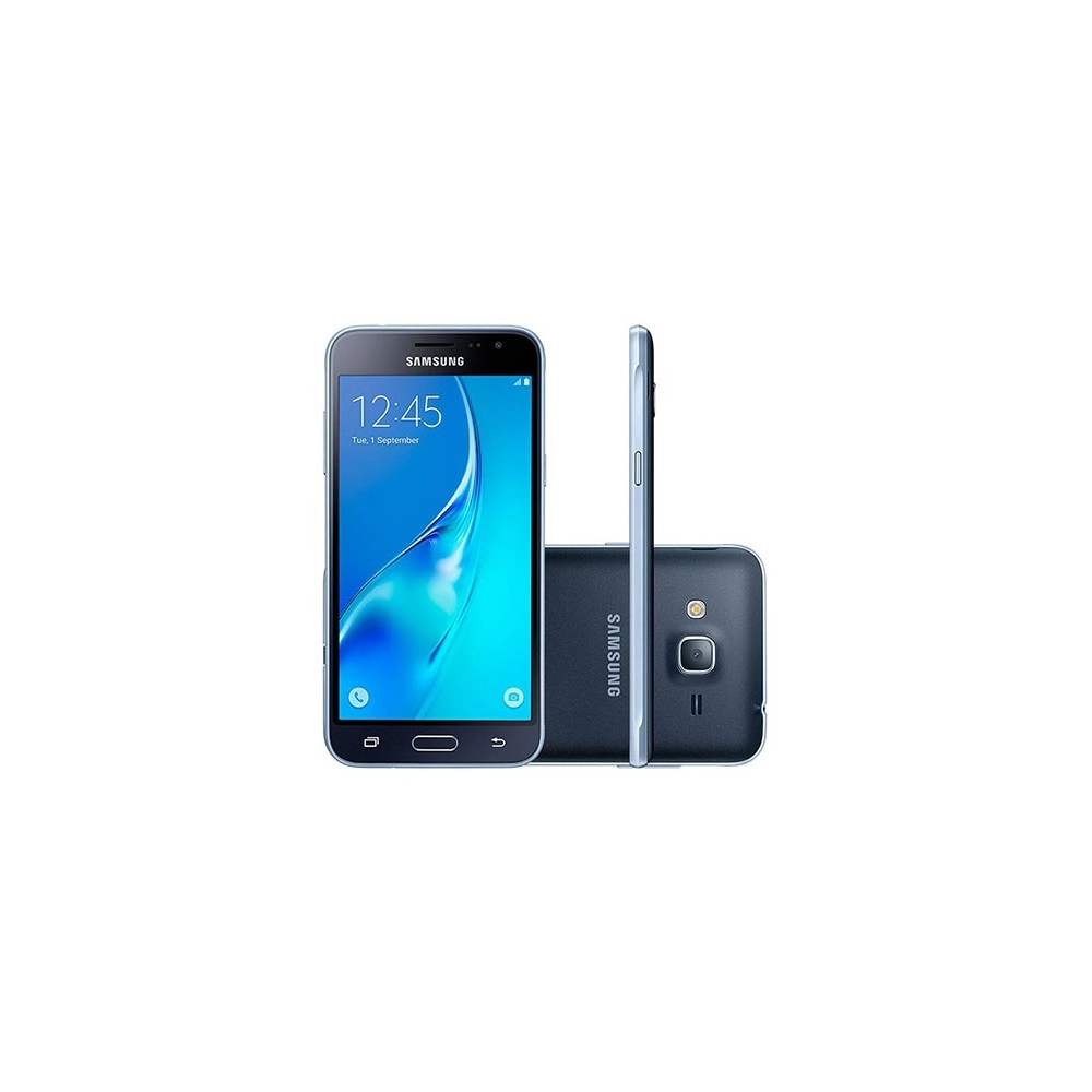 Smartphone Samsung Galaxy J3 - Dourado - 8GB - RAM 1GB - Quad Core - 4G - 8MP - Tela 5" - Android 5.1