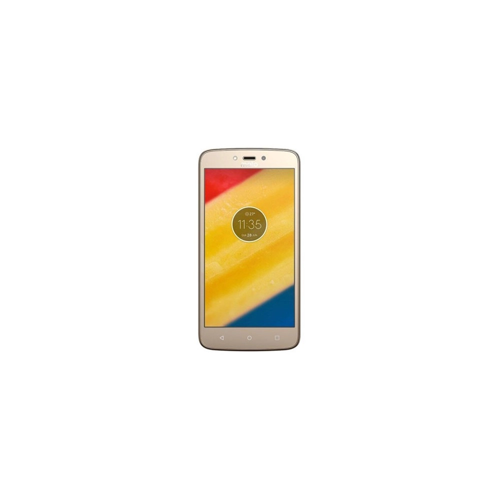 Smartphone Motorola Moto C Plus XT1726 - Ouro - TV digital - 8GB - 4G - Tela 5" - Dual Chip - Câmera 8MP - Android 7.0