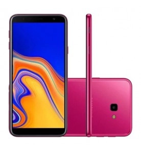 Smartphone Samsung Galaxy J4 Plus - Rosa - 32GB - RAM 2GB - Quad-Core - 4G - 13MP - Tela 6" - Android 9