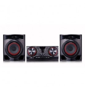 Mini System LG CJ87 Xboom - Preto - Bluetooh - Karaokê - USB - CD - MP3 - 1800W