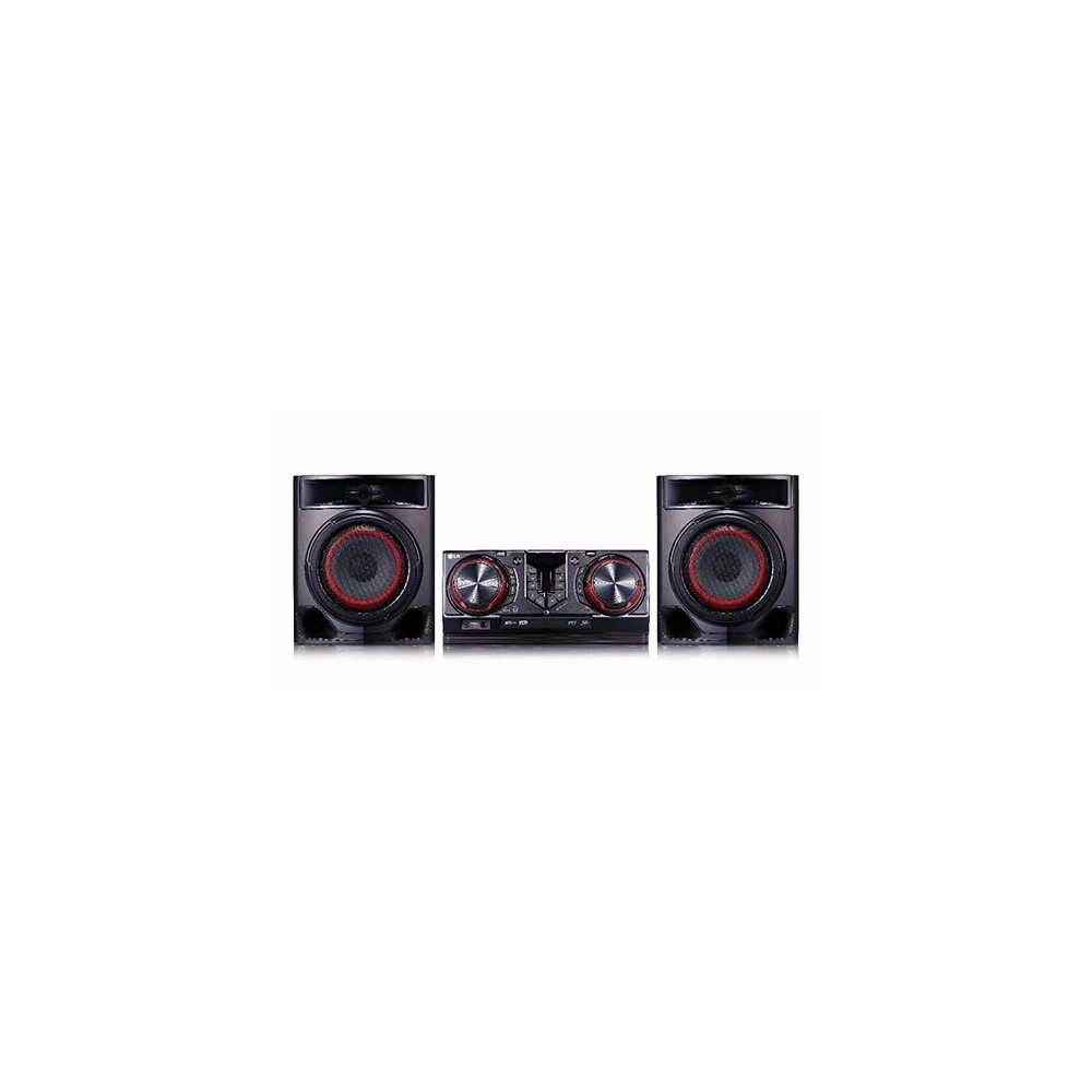 Mini System LG CJ87 Xboom - Preto - Bluetooh - Karaokê - USB - CD - MP3 - 1800W