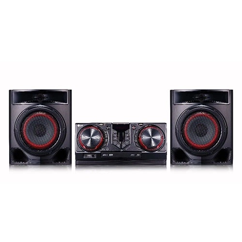 Mini System LG CJ87 Xboom - Preto - Bluetooh - Karaokê - USB - CD - MP3 - 1800W