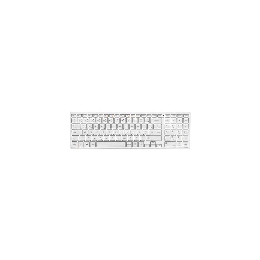 Teclado LG V240KBU.BK21P1 - Com Fio - Cor Branca - 114 Teclas Alfanu Branco