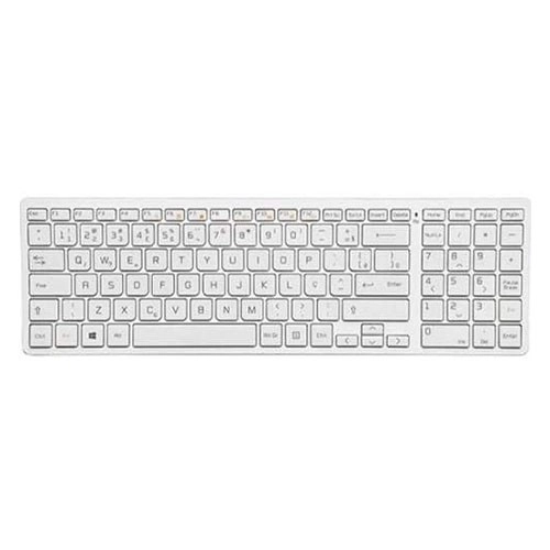Teclado LG V240KBU.BK21P1 - Com Fio - Cor Branca - 114 Teclas Alfanu Branco