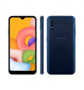 Smartphone Samsung Galaxy A01 - 32GB - Azul - Android 10