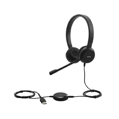 Lenovo Headset Voip stereo c/fio