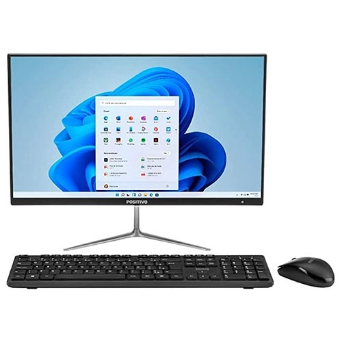 All In One positivo C4500A-21 - Tela 21.5” - Intel Celeron N4000 - RAM 4GB - 500GB - Windows 10 Home