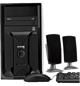 Computador Desktop CCE CD250L - Intel Celeron Dual Core E3400 - RAM 2GB - HD 500GB - Gravador de DVD - Linux