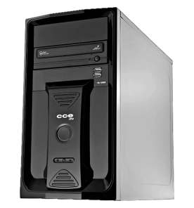 Computador Desktop CCE CD250L - Intel Celeron Dual Core E3400 - RAM 2GB - HD 500GB - Gravador de DVD - Linux