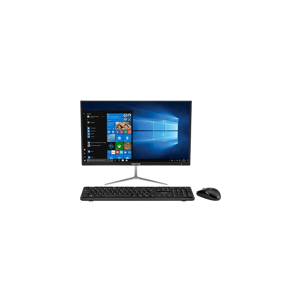 All In One Positivo Union C4128A-21 - Intel Celeron N4000 - RAM 4GB - SSD 128GB - Tela 22” - Windows 10