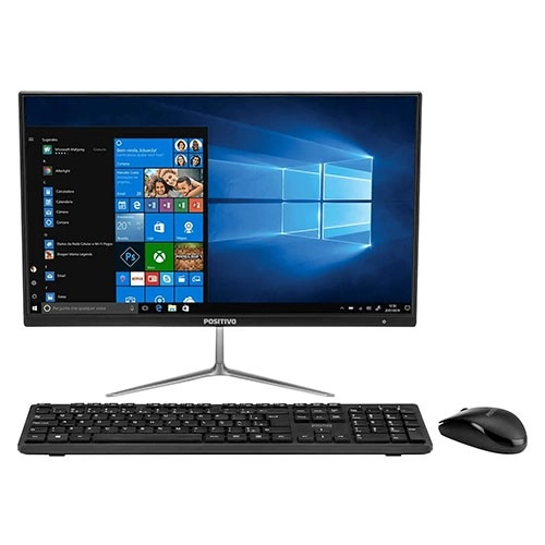 All In One Positivo Union C4128A-21 - Intel Celeron N4000 - RAM 4GB - SSD 128GB - Tela 22” - Windows 10