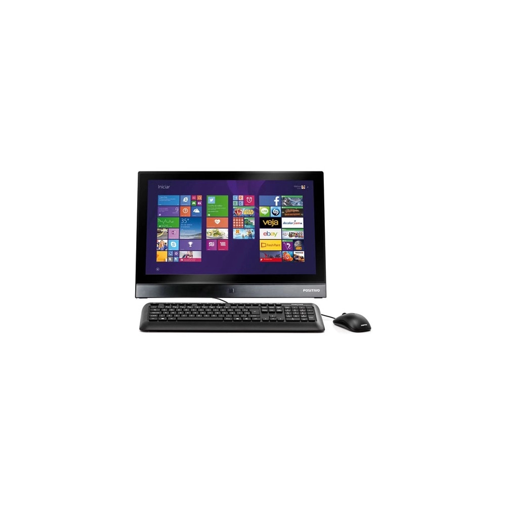 Computador All in One Positivo Union UP7410 - Intel Core i3-3310M - RAM 8GB - HD 500GB - Tela 21.5" - Windows 8.1