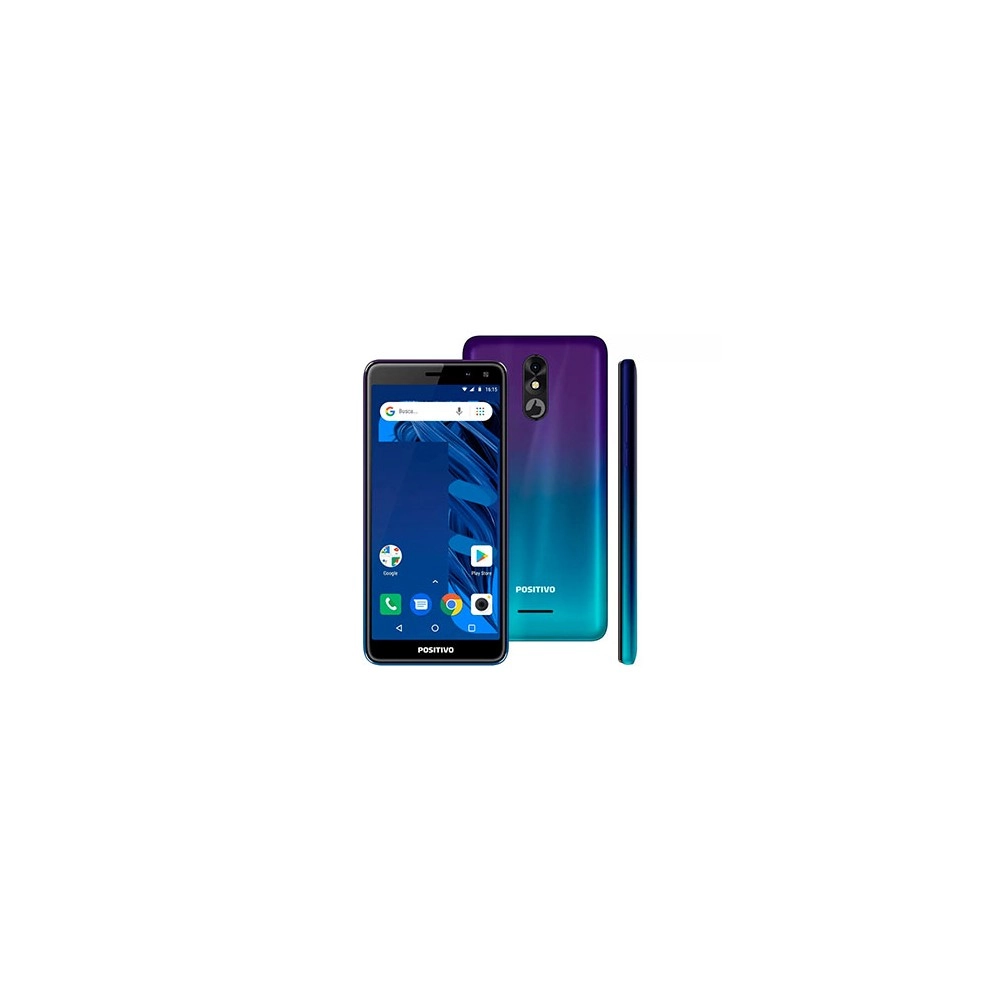 Smartphone Positivo Twist 3 Pro - Aurora - 64GB - Dual Chip - Tela 5.7” - Android Oreo (Go Edition)
