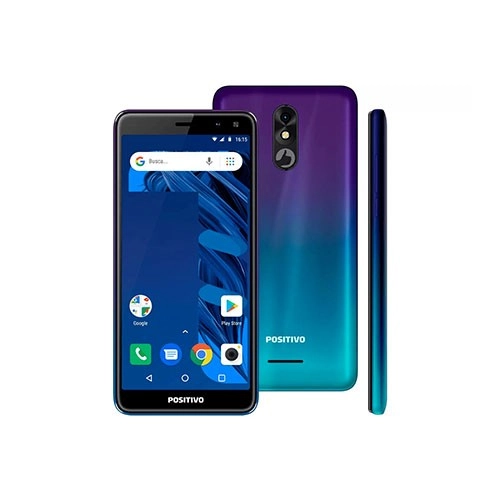 Smartphone Positivo Twist 3 Pro - Aurora - 64GB - Dual Chip - Tela 5.7” - Android Oreo (Go Edition)