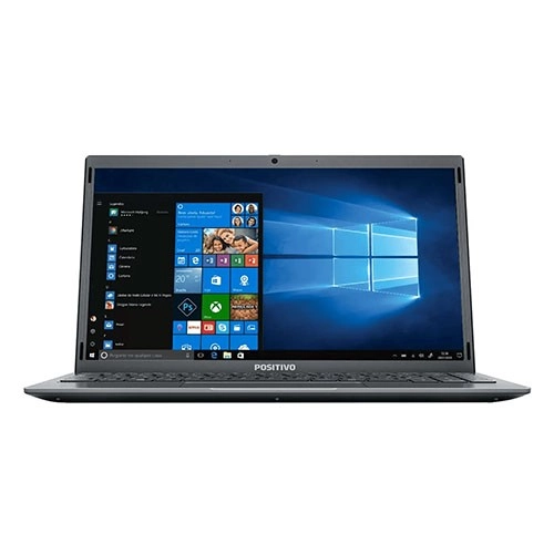 Notebook Positivo Motion Gray Q4128C-S - Intel Atom X5-Z8350 - RAM 4GB - SSD 120GB - Tela 14” - Windows 10
