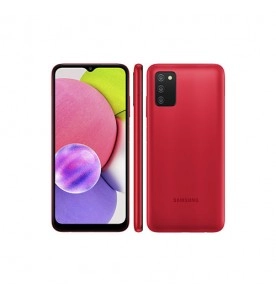 Smartphone Samsung Galaxy A03S - Vermelho - 64GB - RAM 4GB - Tela 6.5” - Android 11