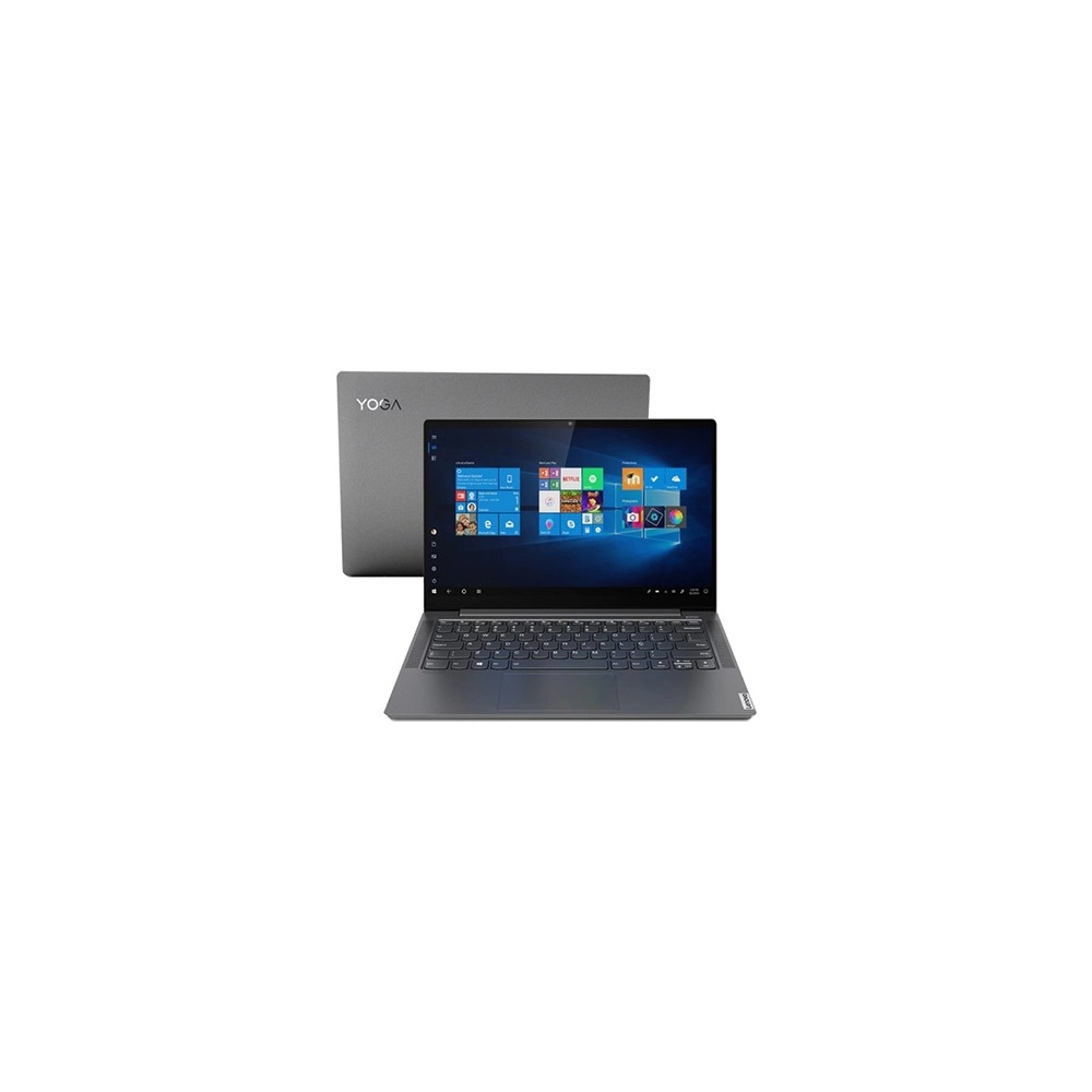 Notebook Lenovo Yoga S740-81RM0004BR - Grafite - Intel Core i7-1065G7 - MX250 - RAM 8GB - SSD 256GB - Tela 14" - Windows 10
