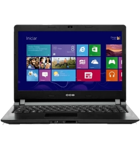 Notebook CCE Ultra Thin U25 - Intel Celeron 847 - HD 500GB - RAM 2GB - LED 14" - Windows 8
