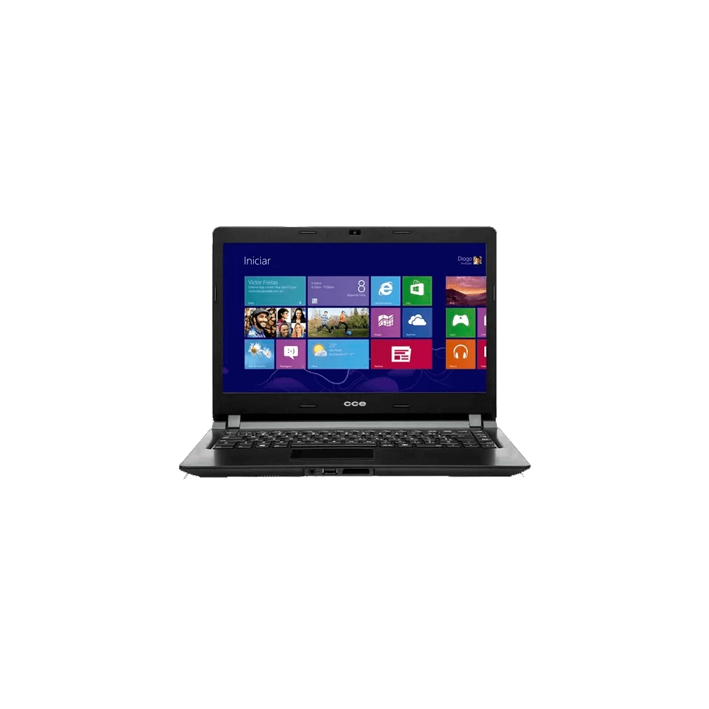 Notebook CCE Ultra Thin U25 - Intel Celeron 847 - HD 500GB - RAM 2GB - LED 14" - Windows 8