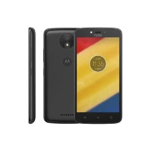 Smartphone Motorola Moto C XT1755 - Preto - 16GB - RAM 1GB - Quad Core - 4G - 5MP - Tela 5" - Android 7
