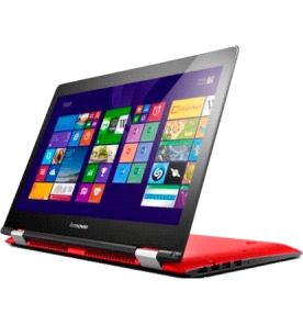 Notebook 2 em 1 Lenovo Yoga 500 14IBD-80NE000ABR - Intel Core i5-5200U - RAM 4GB - HD 1TB - Tela 14" - Windows 10 - Vermelho