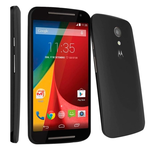 Smartphone Motorola Moto G XT1068 Preto - 8MP - 8GB - Desbloqueado - Tela 5" - Android 4.4