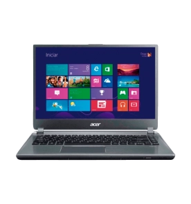 Ultrabook Acer M5-481T-6195 - Prata - Intel Core i5-3317UB - Ram 4GB - HD 500GB - LED 14" - Windows 8