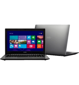 Notebook CCE Ultra Thin T745 - Intel Core i7-3517U - HD 500GB - RAM 4GB - LED 14" - Windows 8 - Prata