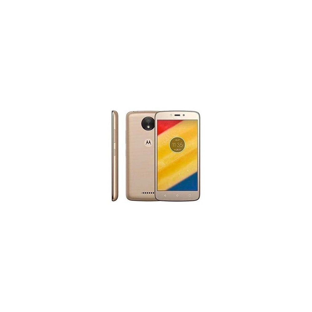 Smartphone Motorola Moto C Plus - Ouro - Quad core - RAM 1GB - 32GB - 8MP - Tela 5” - Android 7.0