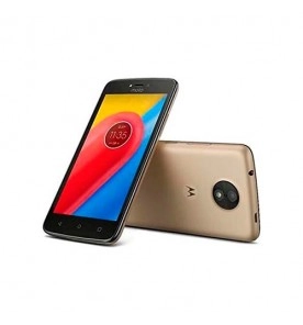 Smartphone Motorola Moto C Plus - Ouro - Quad core - RAM 1GB - 32GB - 8MP - Tela 5” - Android 7.0