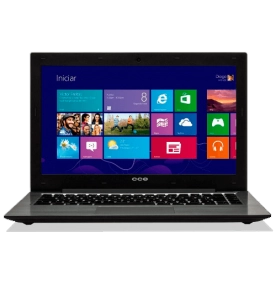 Notebook CCE Ultra Thin T745 - Intel Core i7-3517U - HD 500GB - RAM 4GB - LED 14" - Windows 8 - Prata