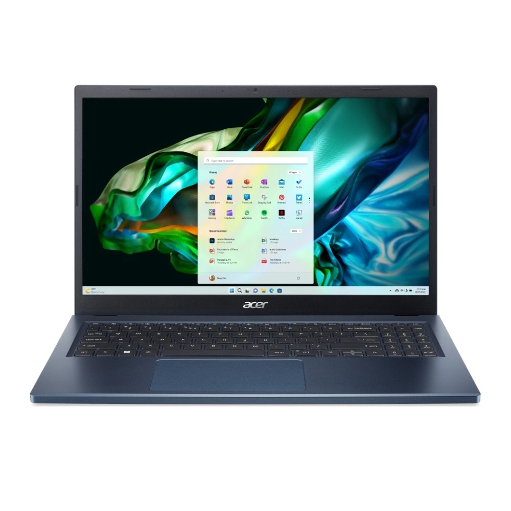 Notebook Acer Aspire 3 A315-24P-R31Z  - Azul - AMD Ryzen 5 - 7520U - RAM 8GB - SSD 512 GB - Tela 15,6” – Windows 11.