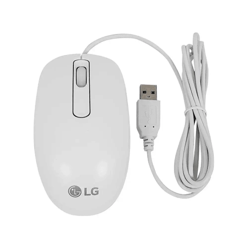 Mouse LG Indicadores com Sensor Otico com Lazer com Conexão via Cabo USB