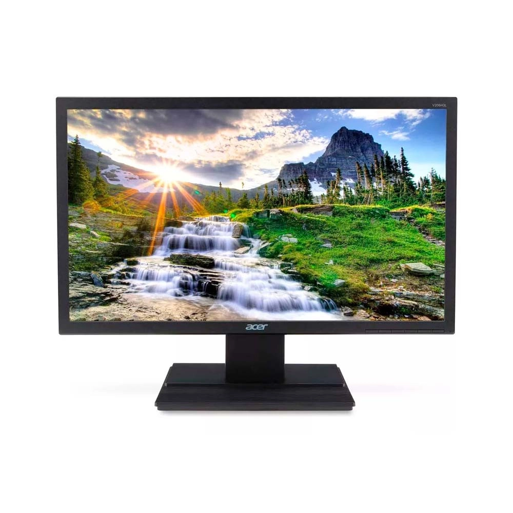Monitor Acer V206HQL ABI - Preto - Tela 19,5” - HD - 60Hz - 5ms - VGA - DVI