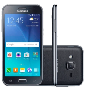 Smartphone Samsung Galaxy J2 - Duos- Preto - 4G LTE - 8GB - Tela 4,7" - Android 5.1