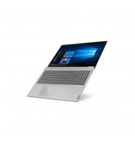 Detalhe do teclado do Lenovo S145 com acabamento texturizado.