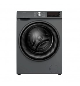 Máquina lava e seca Hisense Titanium vista de frente.