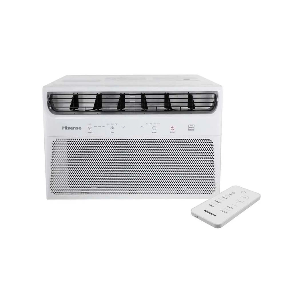 Ar Condicionado de janela Hisense 8.500BTU/h-127V - Wi-fi - Automático - Silencioso - Controle Remoto