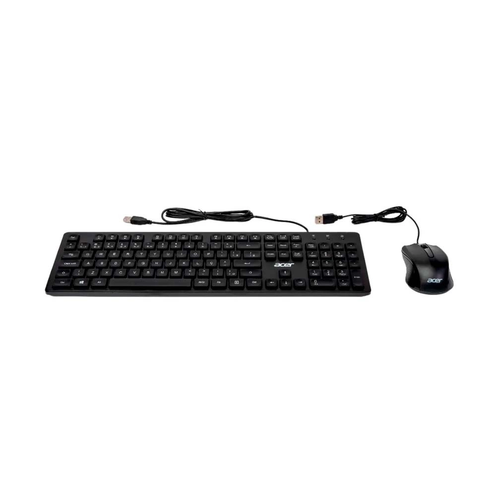 Kit Acer Teclado + Mouse com fio ZL.ACCEE.00A