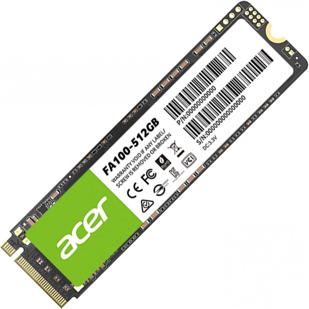 SSD PCIE GEN3 M.2 - Acer - FA100-512GB - 8 GB/s