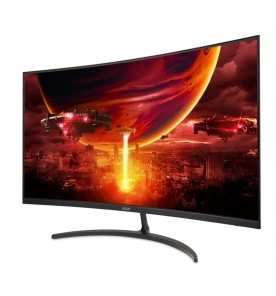 Monitor Acer EDT320Q - Preto - Tela 31.5” Curvo - Full HD - 180Hz - 1ms - HDMI - DisplayPort