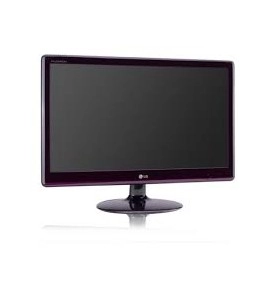 Monitor LG E2050TV - Preto - Tela 20” - resolução HD - 60Hz - 5ms - DVI - VGA 