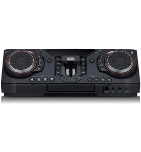 Mini System LG CJ88 Xboom - Preto - Bluetooth - Dual USB - CD - MP3 - 2250 Watts.