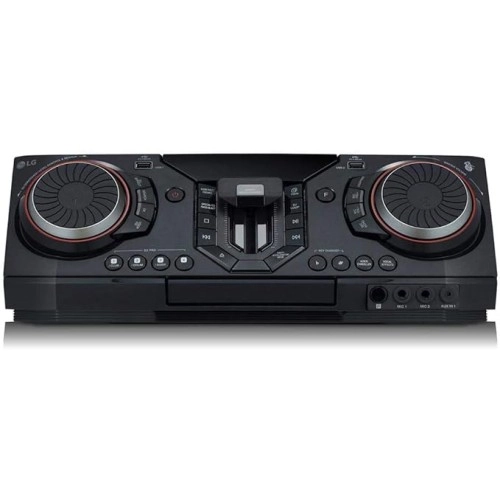 Mini System LG CJ88 Xboom - Preto - Bluetooth - Dual USB - CD - MP3 - 2250 Watts.