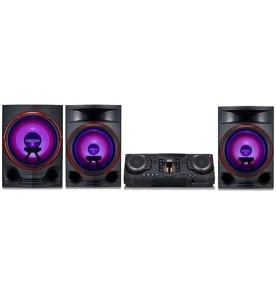 Mini System LG CJ88 Xboom - Preto - Bluetooth - Dual USB - CD - MP3 - 2250 Watts.