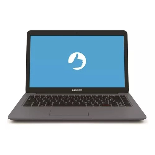 Notebook Positivo Motion I3464AI - Intel Core i3-7020U - RAM 4GB - EMMC 64GB - 14” - Linux