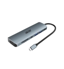 Dock Option Acer Hub USB GP.DCK11.02A - Prata - Tipo C 