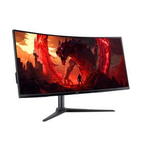 Monitor Gamer Acer Edo Nitro ED340CU HBIIPX - Tela 34” - Curvo - Ultra Wide QHD (3440 x 1440) - 100Mz - 1ms - HDMI - Bi-Volt